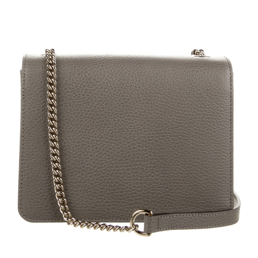NWT Interlocking GUCCI GREY BAG - Picture 3 of 9